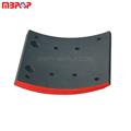 Non asbestos man brake lining 19496 19495 material suppliers for man mercedes semitrailer