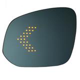 Led turn signal Blue glass anti dazzle wide angle heated car out side door rear view mirror for toyota rav4 rav 4 wing glass