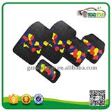 hot sale latex colorful car mat with double side can add perfume smell