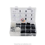240pcs Colored screw rivets spring retainer strap clip fastener He03