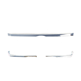 Exterior Decoration Auto Part Accessory Chrome Front Grill Apron Cover Trim For FORD EcoSport 2013