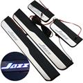 2014-2018 Jazz White illuminated led door sill scuff plate