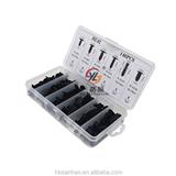 HE42 China Supplier Pom Auto Clips Plastic Fasteners Assorted 146pcs