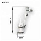 Universal M Size Red Car Turbo Whistle Exhaust Muffler Pipe Blow Valve