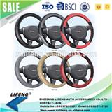 2016 New promotional hot selling Four Seasons general PVC fabric cheap car 15B104 steering wheel cover