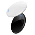 Desktop Mirror acrylic surface Qi standard fast charge wireless charger for mobile phones