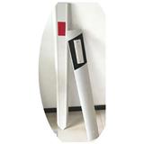 Reflective flexible delineator post roadside traffic delineator