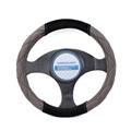 Quilting Seam High Quality New design fashion universal  Car Accessories  polyester suede Steering Wheel Cover