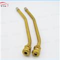 DeLin double bend tube truck tire valve bus tractor brass tubeless tyre valve stem