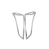 Exterior Decoration Auto Part Accessory Chrome Rear Tail Light Lamp Eyebrow Cover Trim For Audi Q5 2009-2013