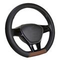 D ring PU leather car steering wheel cover auto interior accessories D shape wheel case sport steering-wheel covers protector