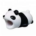 beautiful 3d cartoon animal model cellphone line protector for usb line