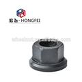 black wheel hub nut carbon truck wheel nut