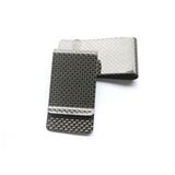 Free shipping Carbon Fiber Slim Front Pocket Minimalist Wallet Money Clip C it Card Holder  Money Blocking
