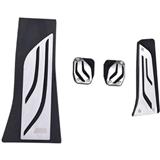 Aluminium alloy Accelerator and Brake Pedals For X5 X6 Gas pedal Non-Drill Style Auto accessories