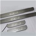 304 stainless steel inner car door sill led kick plates for cx-3
