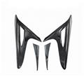 4Pcs/Set Real Carbon Fiber Car Rear Tail Trunk Light Decoration Cover Lamp Frame Sticker For Lexus NX200 300 300H 2017 2018