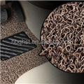 5D Microfiber leather and pvc coil two layers car floor mats