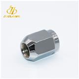 Chromeplate silvery colour  hub nuts good quality carbon steel bolt and nut free sapmles of alloy wheel nut bolt