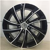New design black machined polish size 16 17 with 5x100 to 5x114.3   Alloy wheel rim for sales