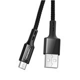 1m Nylon alloy  2.0A fast charge data cable for micro USB  with metal shell plug