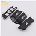 New Arrival Anteke Car Accessories ABS Carbon Fiber Window Lift Switch Button Trim Cover For Volkswagen Arteon Passat CC 2018