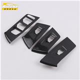 New Arrival Anteke Car Accessories ABS Carbon Fiber Window Lift Switch Button Trim Cover For Volkswagen Arteon Passat CC 2018