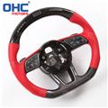 LED Carbon Fiber Steering Wheel Compatible with Audi A3 model  OHC MOTORS