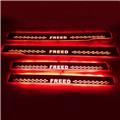 Car LED illuminated moving LED step scuff plate for FREED