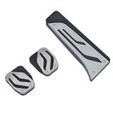 AT/ MT Aluminum alloy Car Pedal Foot Rest Pedals Plate Cover For 3 series, 5 series, X3, X5