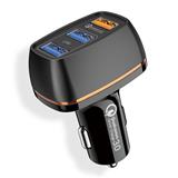 QC3.0 fast charge 2.4A 3 USB car charger 5V/9V/12V/24V