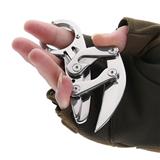 4Cr13 stainless steel outdoor survival multi-function mechanical folding EDC tools camping portable cutting rope knife