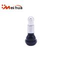 Snap-in Tubeless Rubber Tire Valves with colorful straight sleeve TR413C/TR414C