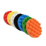 Car Polisher 6" inch 150mm Soft Wave Foam Waffle Pad Buffing Sponge Pads Pad