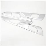 For Nissan X-Trail T32 2014-2017 ABS Matte Car inner door Bowl protector frame Cover Trim car Accessories Styling 4Pcs/Set