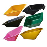 10 65 80 90 100 140 160 200 liter large and small  replacement pvc poly plastic tray for wheelbarrow