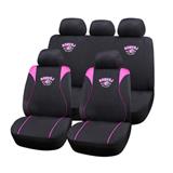 Fashion!! Women Universal polyester mesh auto seat cover designer car seat covers 9 Pcs/Set embroider