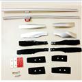 auto parts aluminum OE car roof rack side rail qashqai roof rail