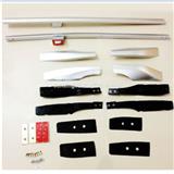 auto parts aluminum OE car roof rack side rail qashqai roof rail
