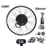 Electric Bike Conversion Kit Bluetooth 48V 1500W LC8 Display & Bluetooth eBike Kit for 20-29inch Front Rear Bicycle Wheel Motor