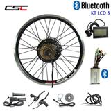 CSC High-end 36V 350w ebike kit Rear or Front Motor Wheel Kit Regeneration LCD  Bluetooth electric bicycle bike conversion Kit