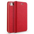 Ultra thin shockproof scratch-proof Metal edge leather phone case for iPhone 5/6/6P/7P/8/8P/X