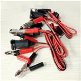 MX 12V Alligator Battery Clamp to Cigarette Lighter Female Socket Extension Cord
