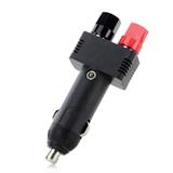 Dc 12v 10a Car Male Cigarette Lighter Plug With Power Wiring Cable Car To Take Power Black