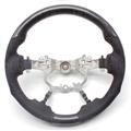 Car Styling Carbon Fiber Leather Steering Wheel Sport Pattern Racing Style For TOYOTA Corolla PRADO LANDCRUISER PRIUS HighLander