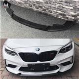 For  F87 M2 Carbon Fiber Front bumper Lip Splitter Spoiler MP/ Competition style CAR STYLING F87 M2 front lip