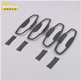 New Design Anteke Car Accessories Stainless Steel Black Door Handle Bowl Cover For Volkswagen Arteon Passat CC 2018