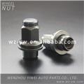 Chrome wheel lock M12x1.5 Hexagon Wheel Lug Nuts