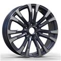 NEW design fashionable 22 inch black alloy wheel rims for sale (ZW-D7001)