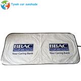 Customized logo white dupont best car sunshades